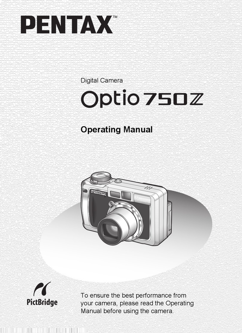 Pentax 750Z - Optio Digital Camera User manual