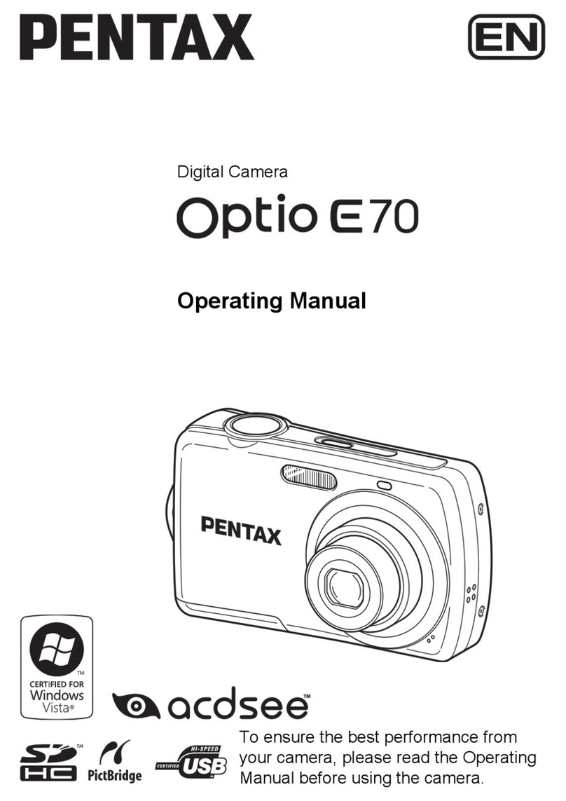 Pentax Optio E70 User manual