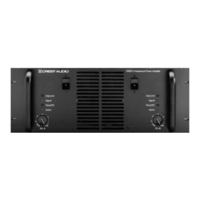 Crest Audio Pro 10001 User manual