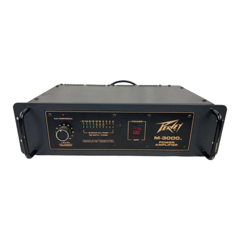 Peavey Mark V M-3000 operating guide