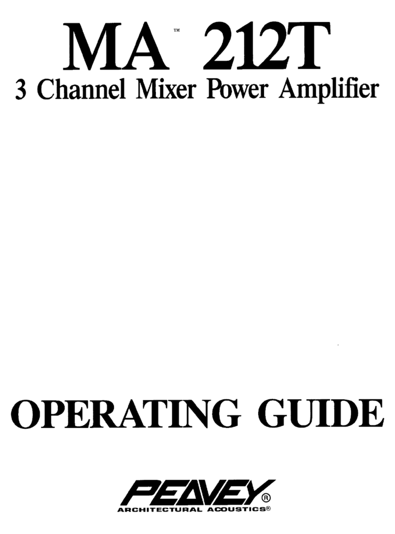 Peavey MA 212T User manual Peavey MA 212T User manual