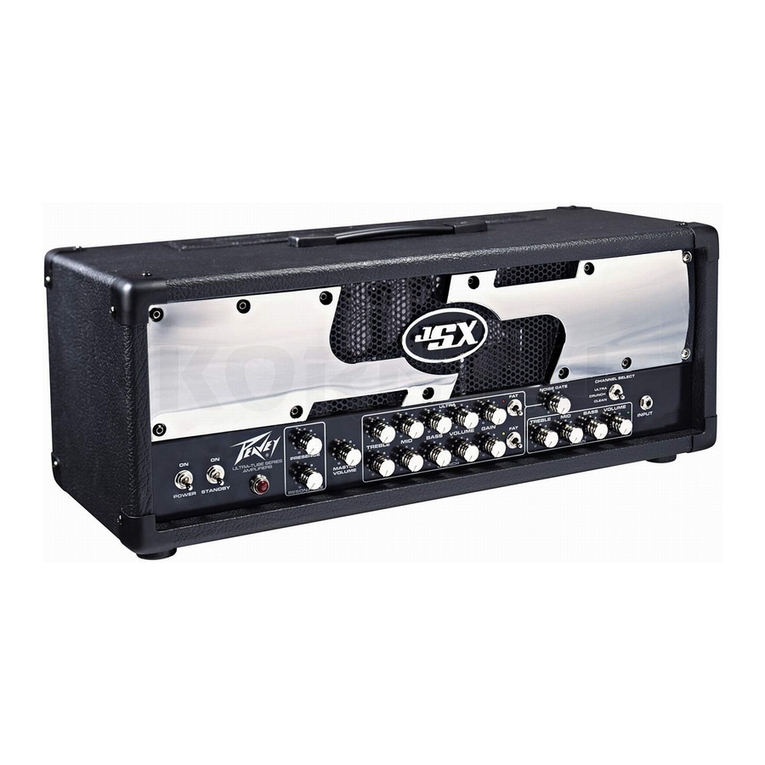 Peavey JSX JSX Joe Satriani Signature All-Tube... User manual Peavey JSX JSX Joe Satriani Signature All-Tube... User manual
