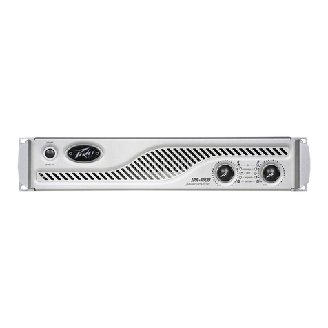 Peavey IPR 1600 User manual