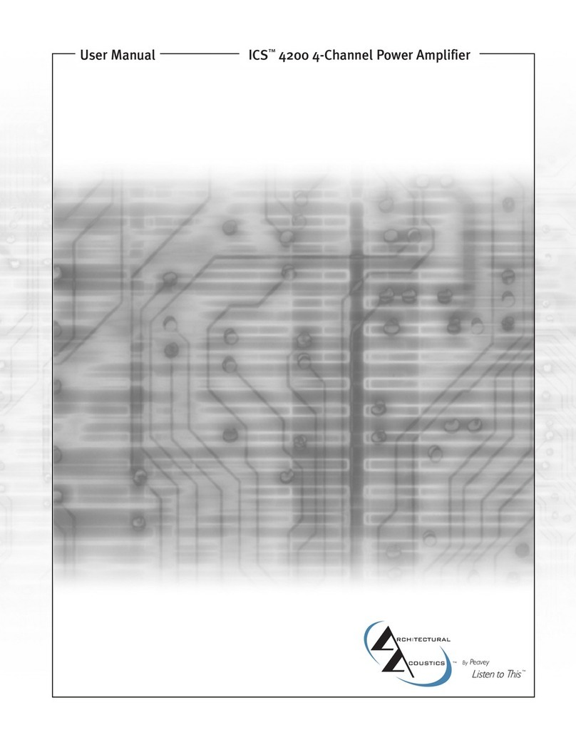 Peavey ICS 4200 User manual