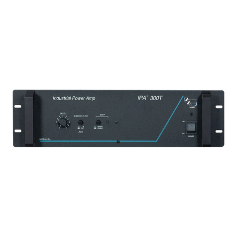 Peavey IPA 300T operating instructions