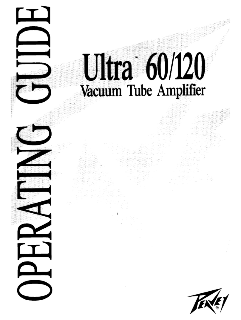 Peavey Ultra 60/120 User manual