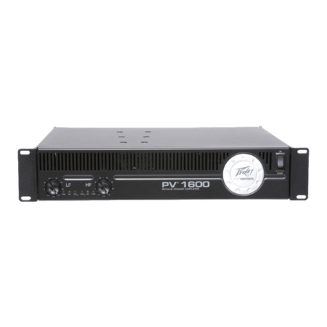 Peavey PV1600 User manual