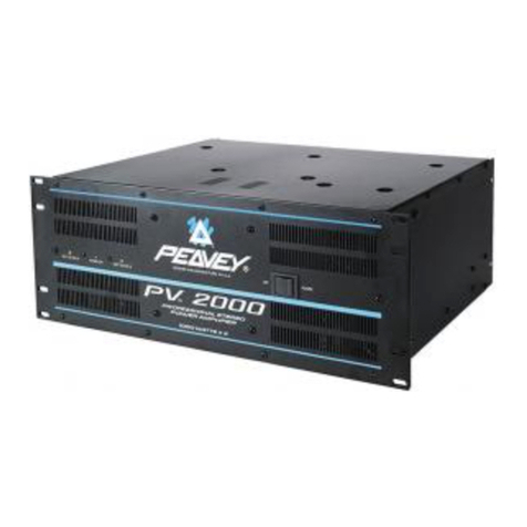 Peavey PV 2000 User manual