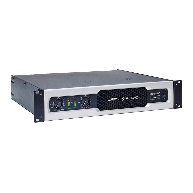 Crest Audio CD Series User manual