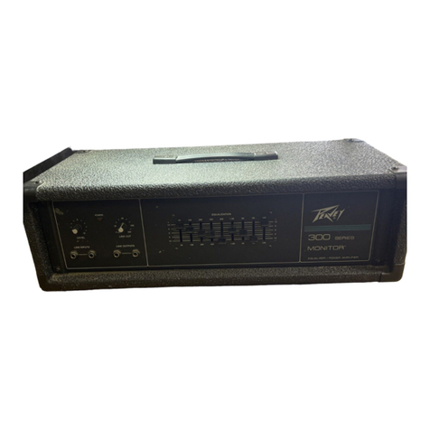 Peavey Monitor 300 Series User manual