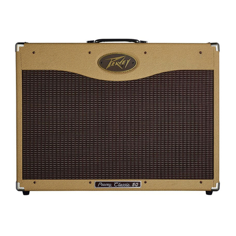 Peavey Classic 50 212 operating manual