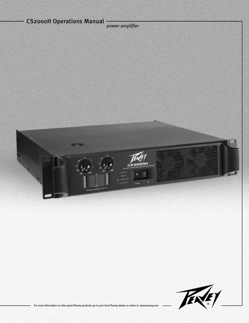 Peavey 12/0280304941 User manual Peavey 12/0280304941 User manual