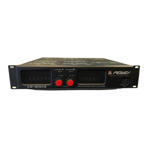 Peavey CS 8OOX User manual