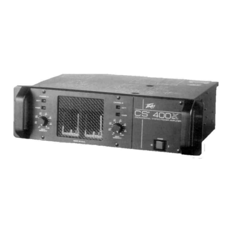 Peavey CS 400x User manual
