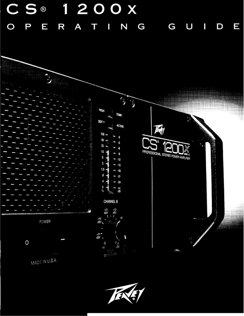 Peavey CS 1200X operating guide