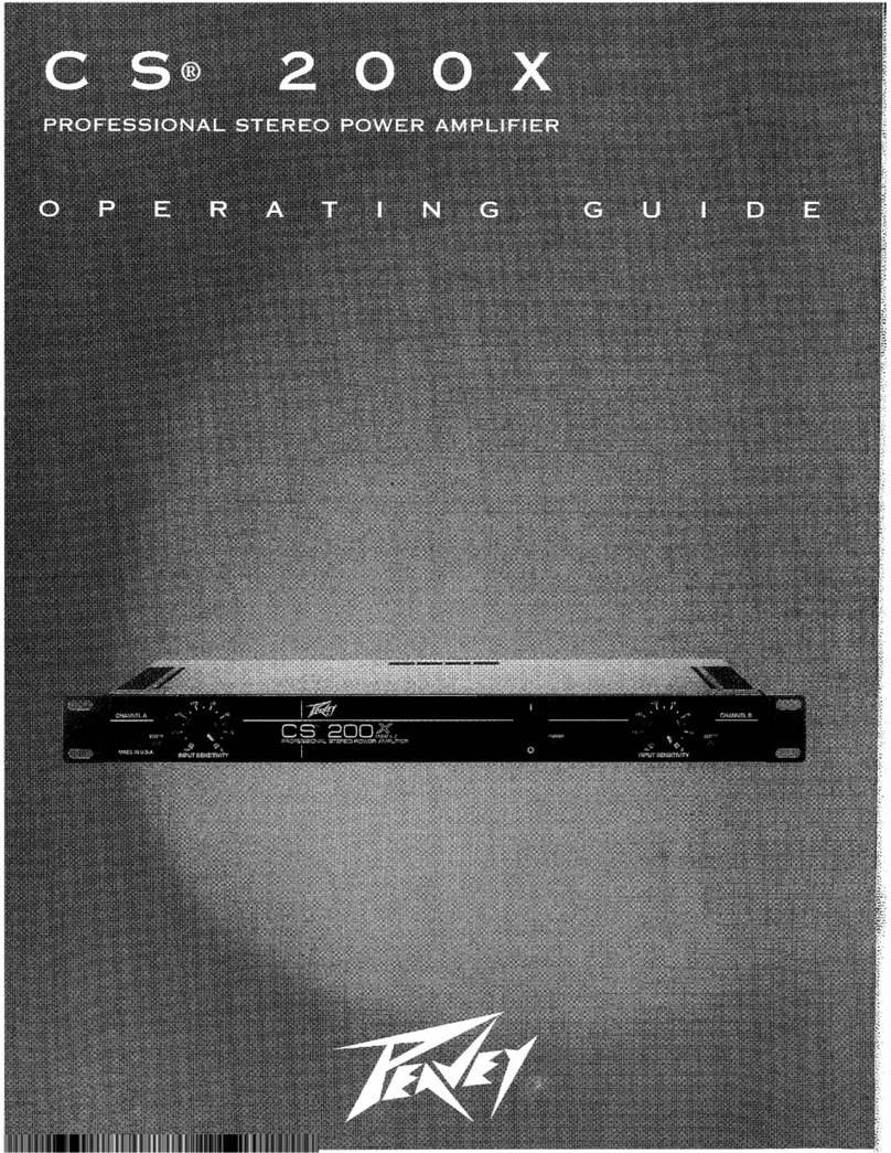 Peavey CS 200X operating guide
