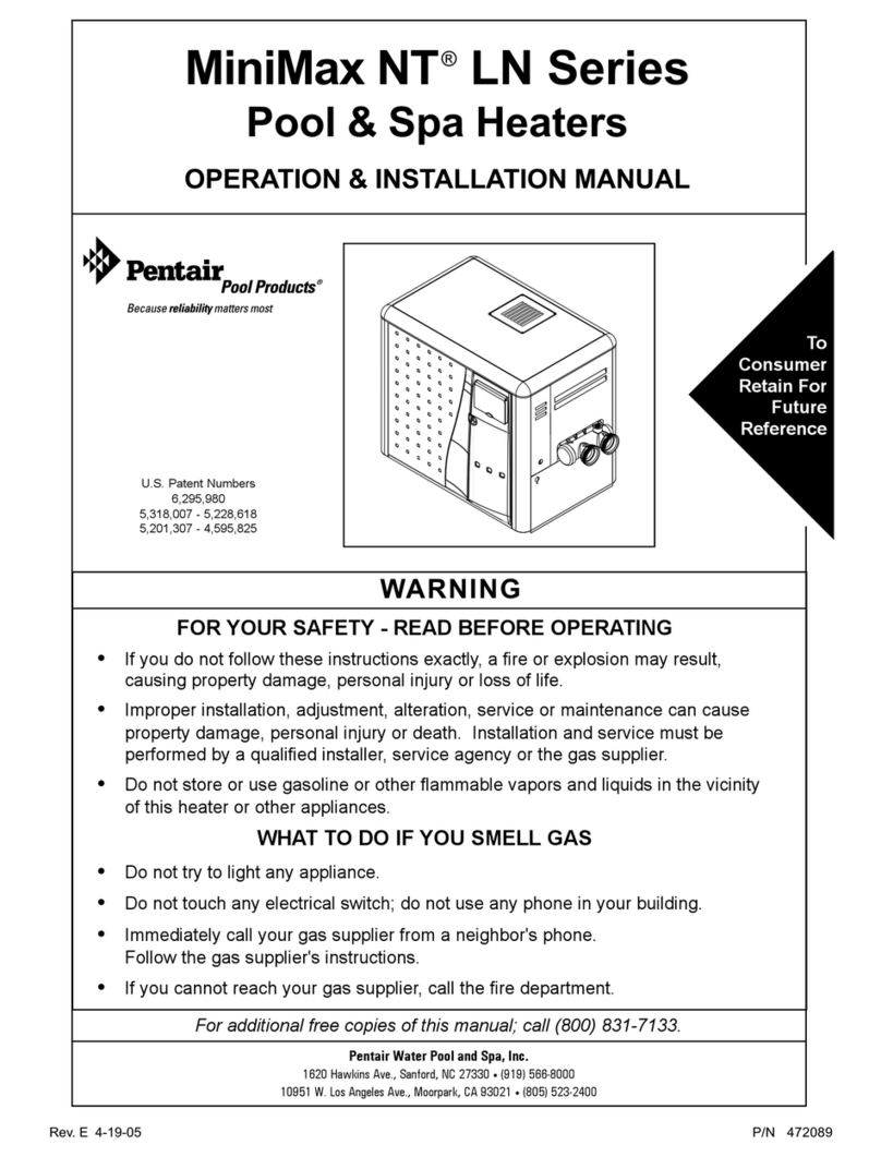 Pentair MiniMax NT LN Operation & installation manual