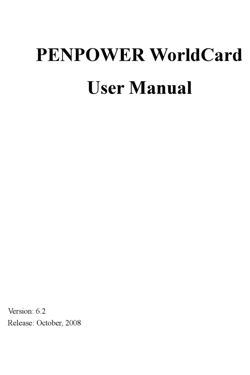 Penpower WorldCard duet user manual