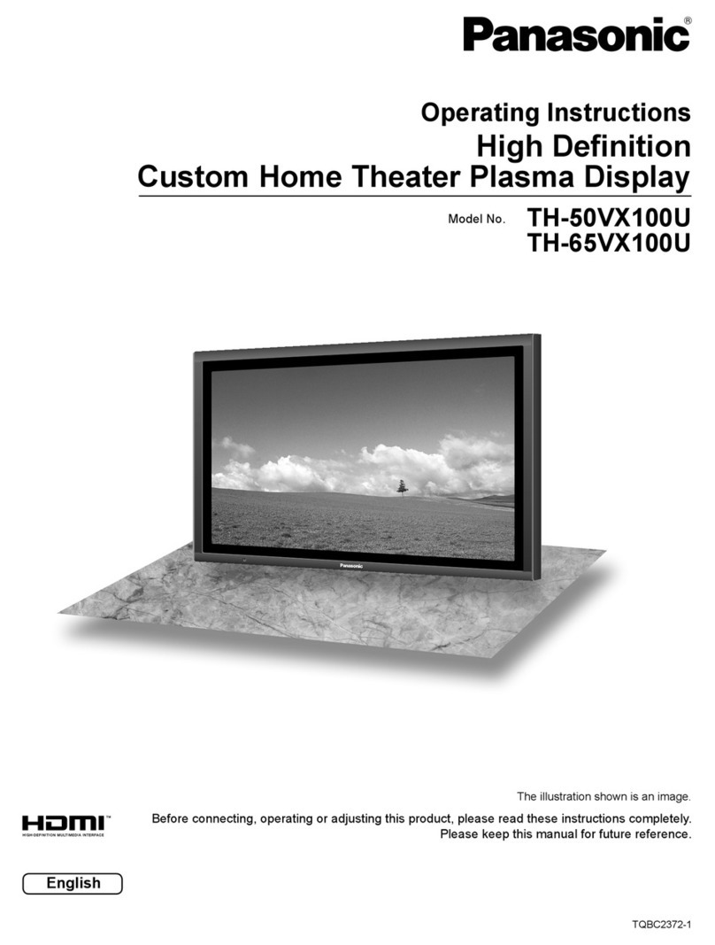 Panasonic TH-50VX100U User manual