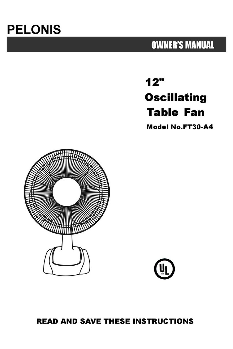 Pelonis FT30-A4 owner's manual