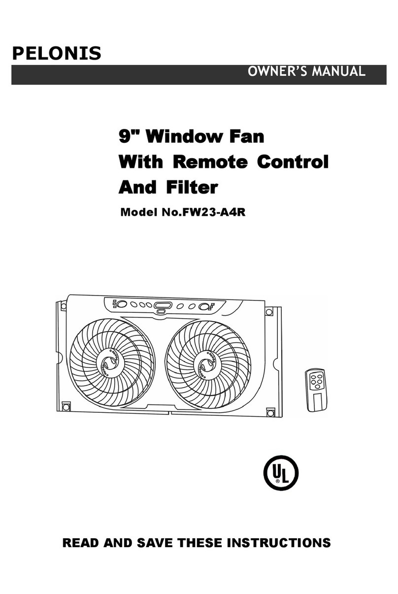 Pelonis FW23-A4R owner's manual