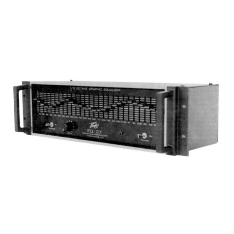 Peavey EQ-27 User manual