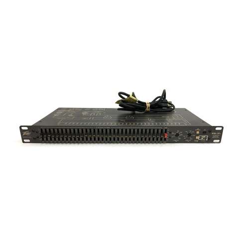 Peavey EQ 31 User manual