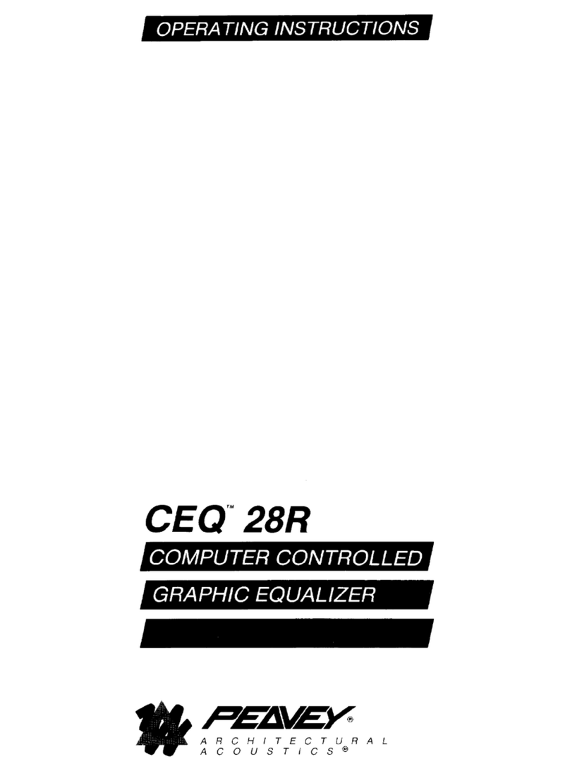 Peavey CEQ 28R User manual Peavey CEQ 28R User manual