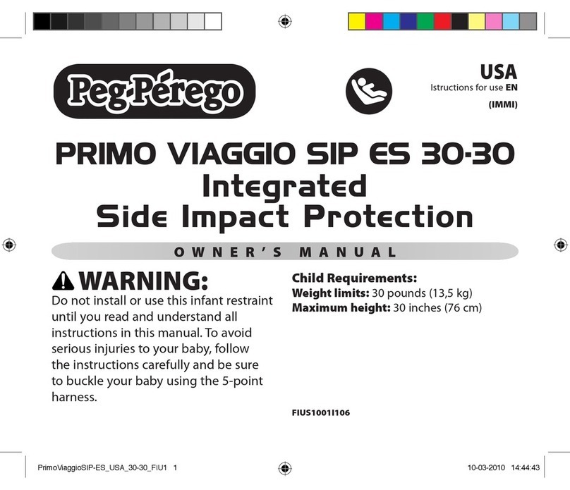 Peg-Perego PRIMO VIAGGIO SIP ES 30.30 owner's manual