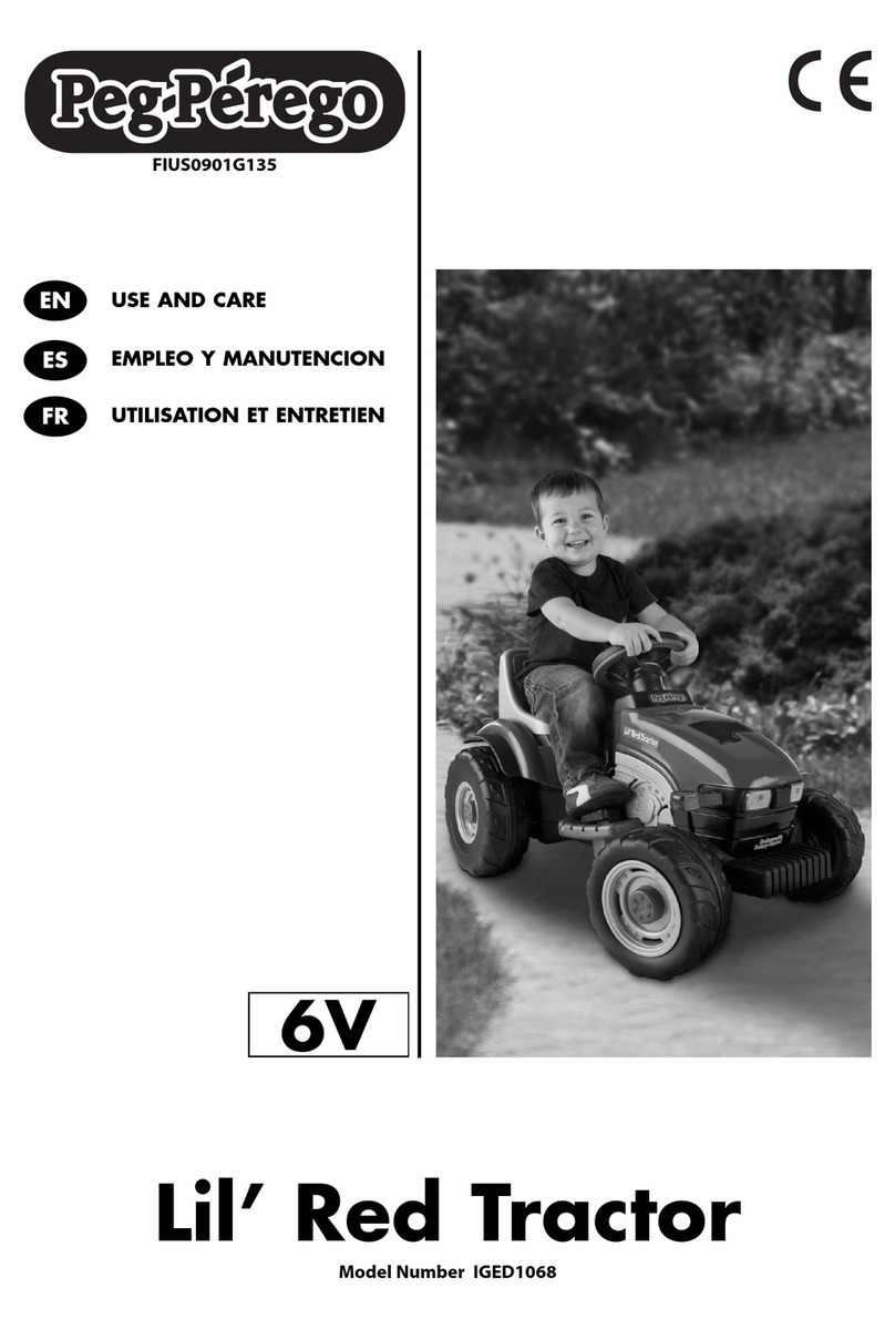 Peg-Perego LIL' RED TRACTOR IGED1068 Installation instructions