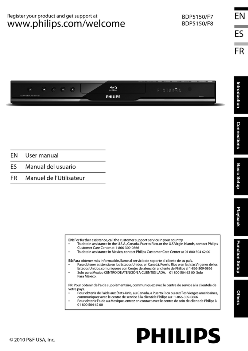 Philips BDP5150/F8 user manual