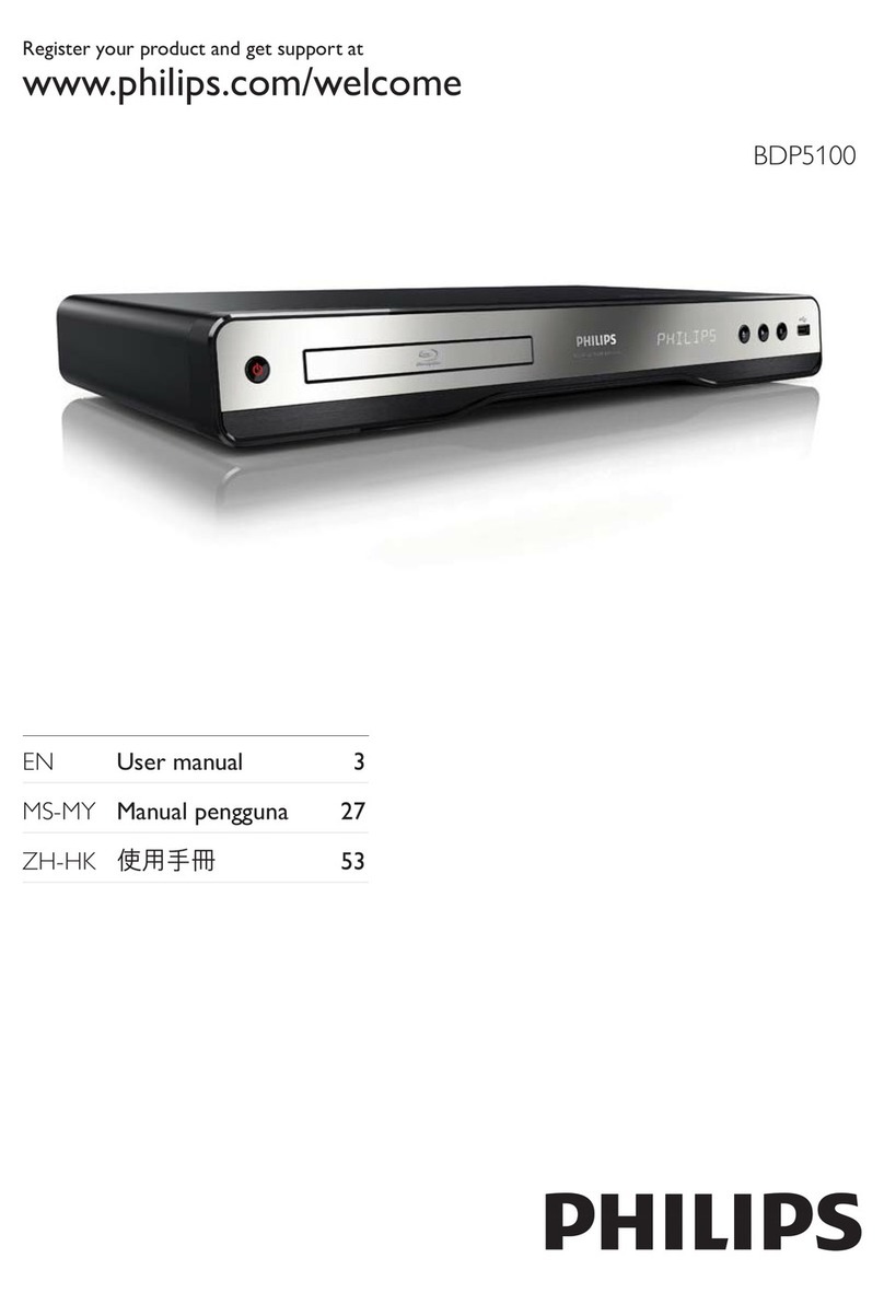 Philips BDP5100 user manual