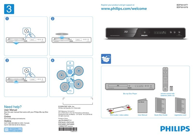 Philips BDP3010/F7 User manual
