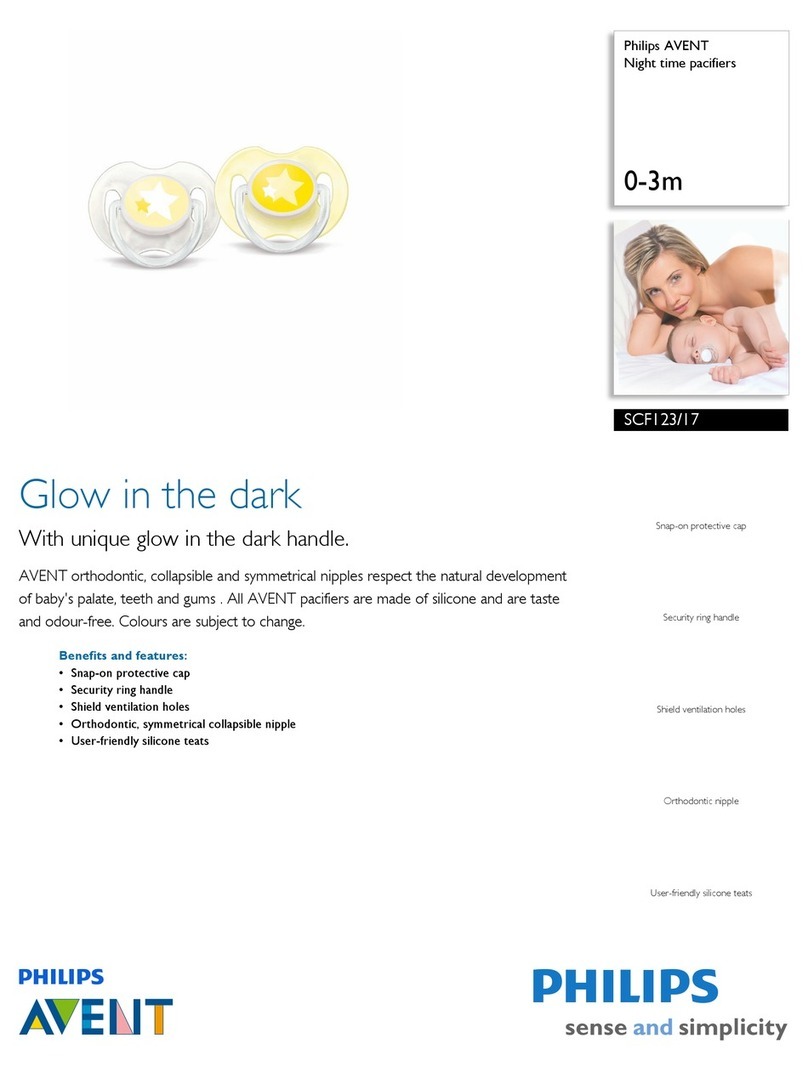 Philips AVENT AVENT SCF123/17 Specification sheet