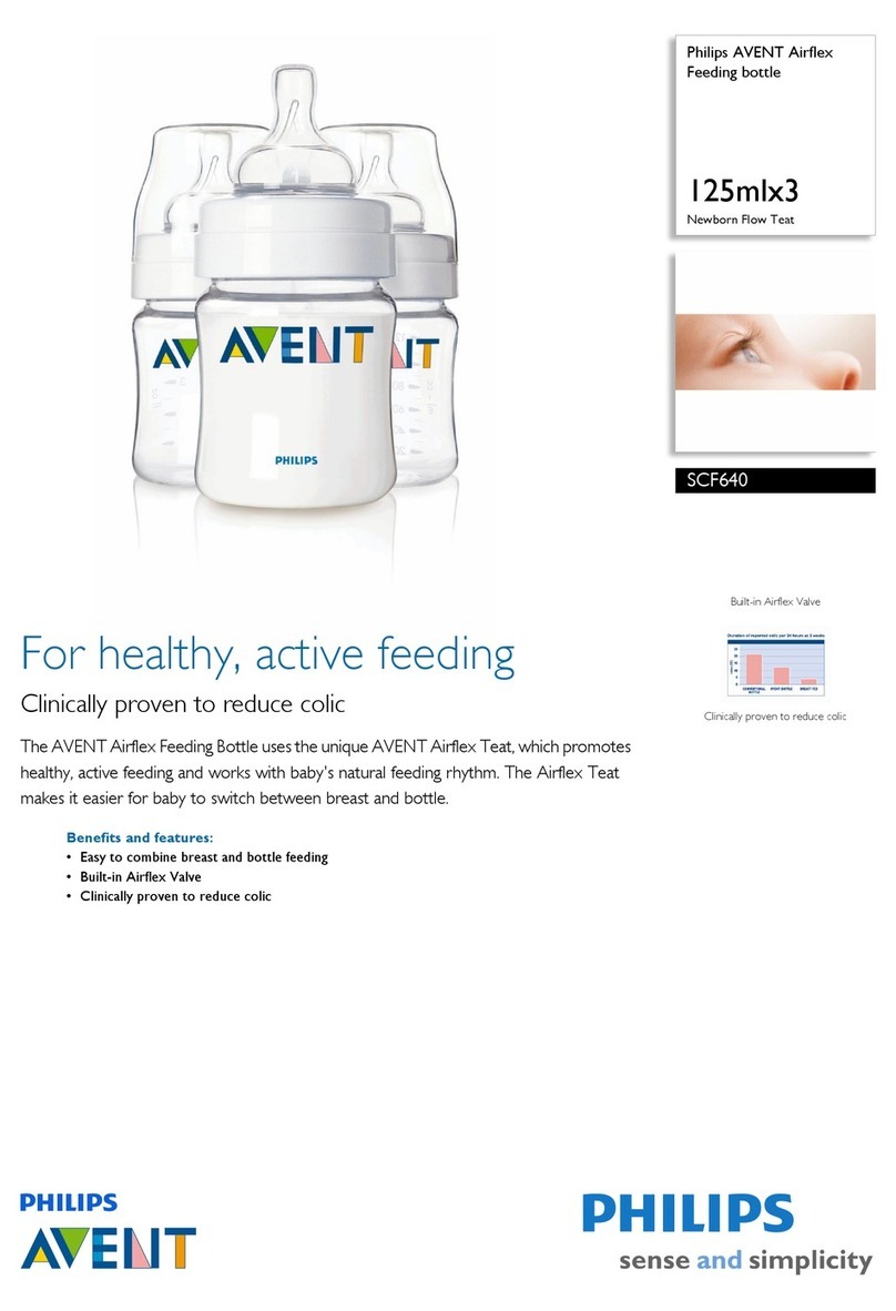 Philips AVENT AVENT Airflex SCF640 User manual Philips AVENT AVENT Airflex SCF640 User manual