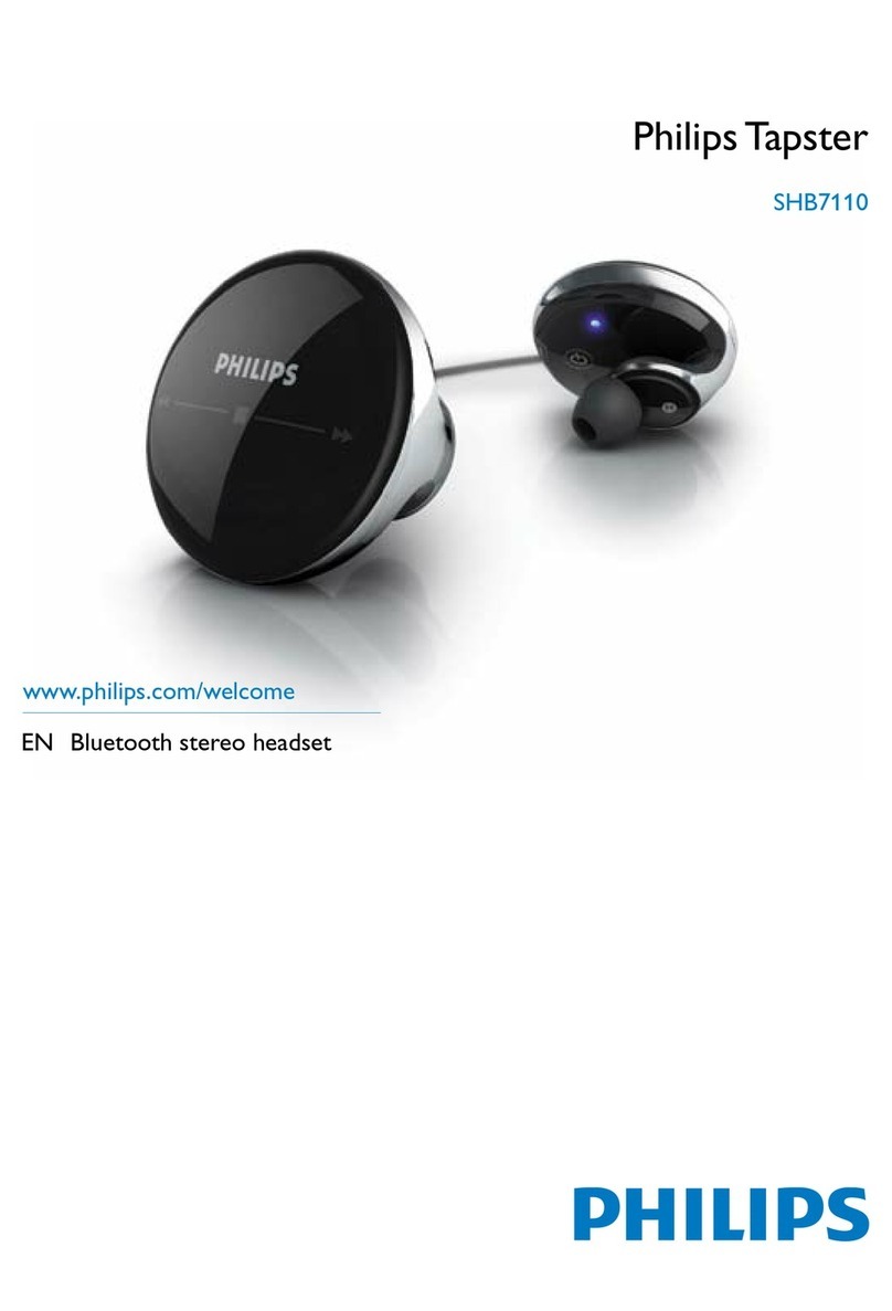 Philips SHB7110 User manual