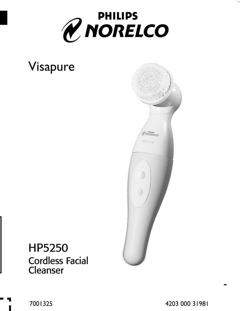 Philips Norelco Visapure HP5250 User manual