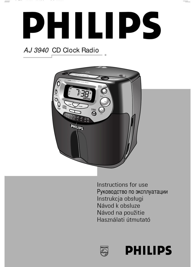 Philips AJ3940 - annexe 2 Installation and maintenance instructions