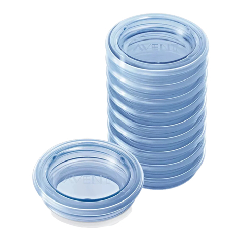Philips AVENT VIA Lids SCF614/10 Specification sheet Philips AVENT VIA Lids SCF614/10 Specification sheet