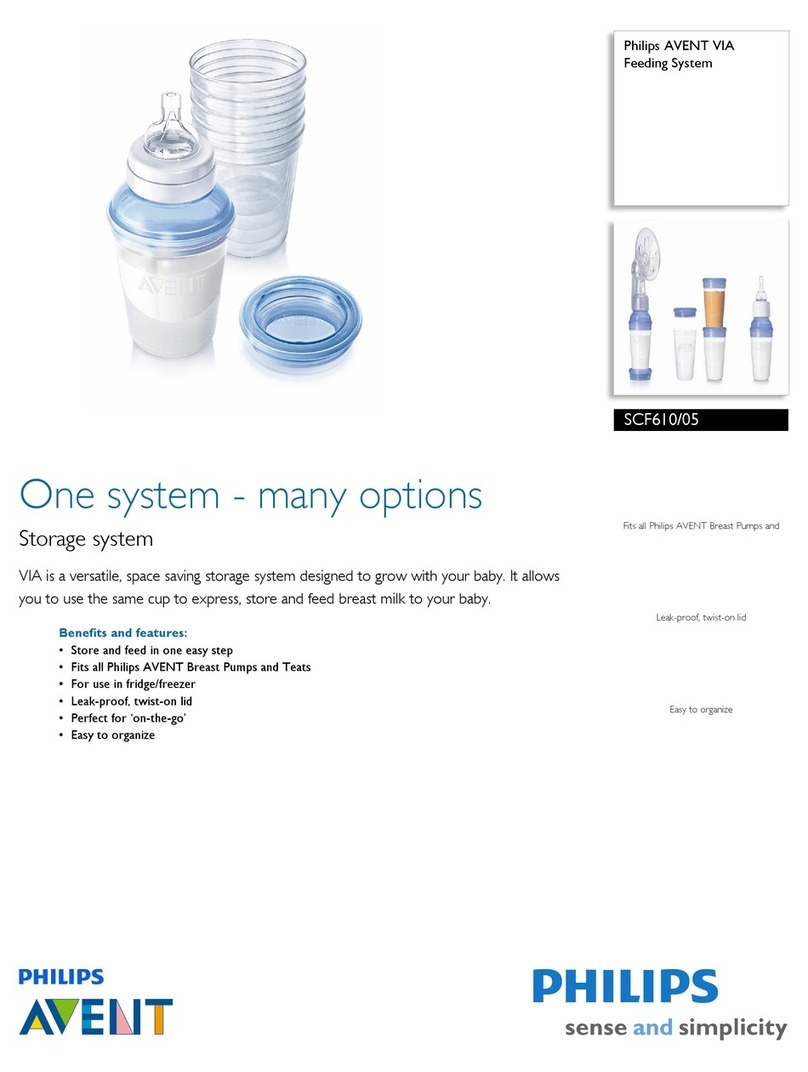 Philips AVENT VIA SCF610/05 User manual