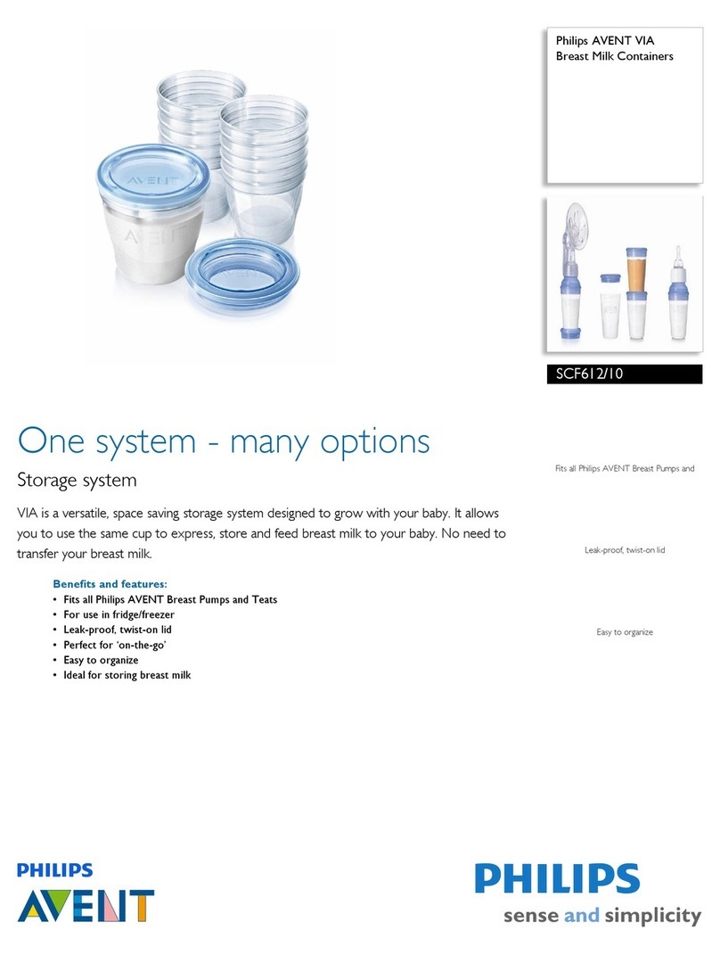 Philips AVENT AVENT VIA SCF612/10 User manual