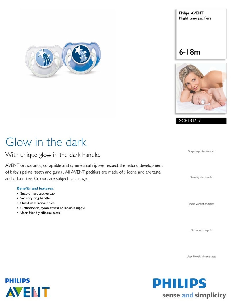 Philips AVENT AVENT SCF131/17 Specification sheet