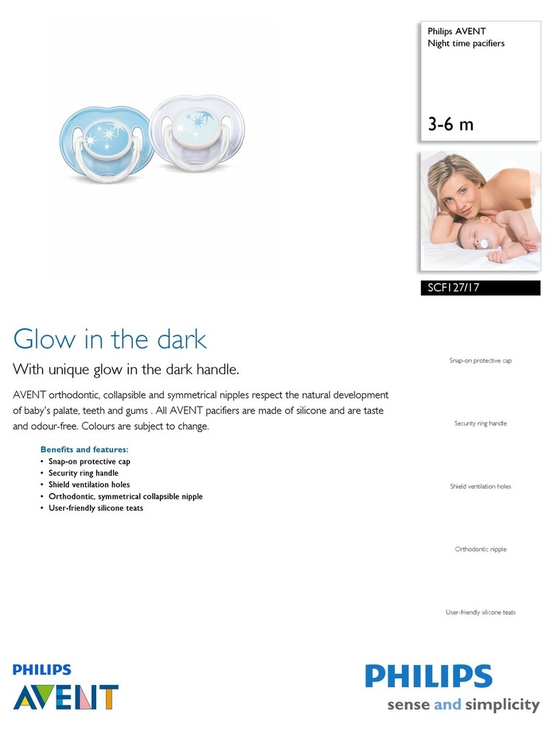 Philips AVENT AVENT SCF127/17 Specification sheet