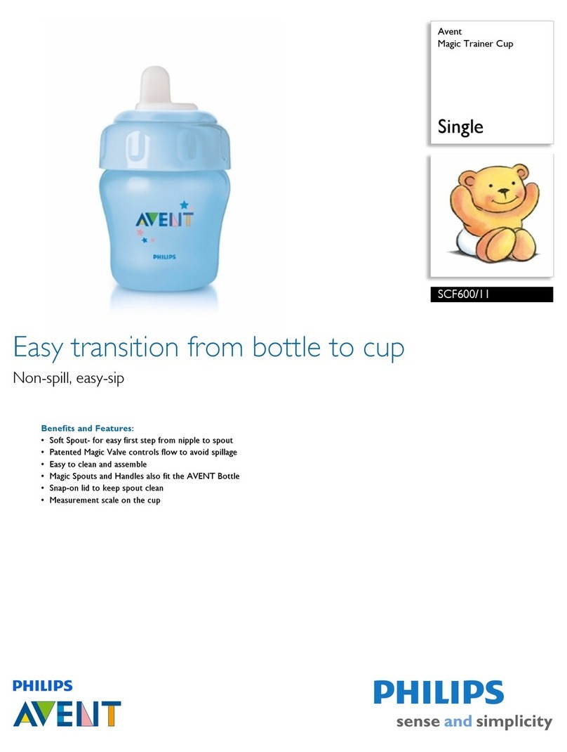 Philips AVENT SCF600/11 User manual Philips AVENT SCF600/11 User manual