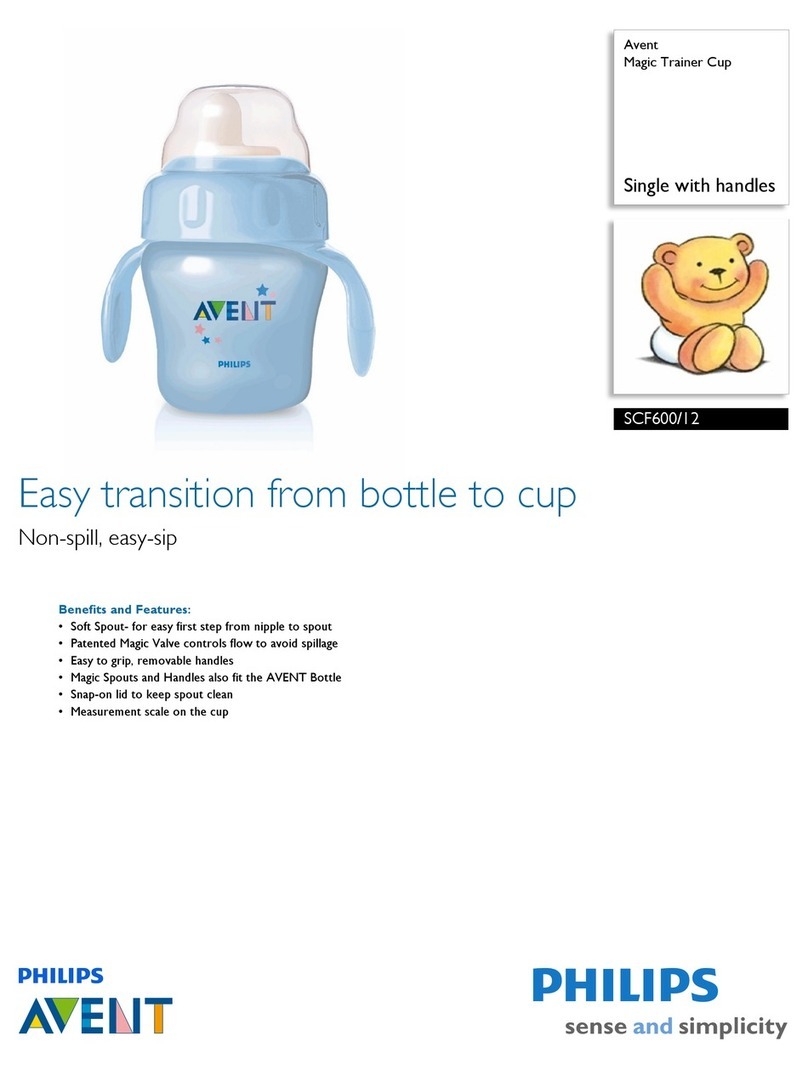 Philips AVENT SCF600/12 Specification sheet