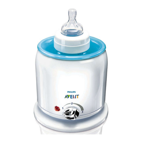 Philips AVENT Naturally Express SCF255/11 Specification sheet