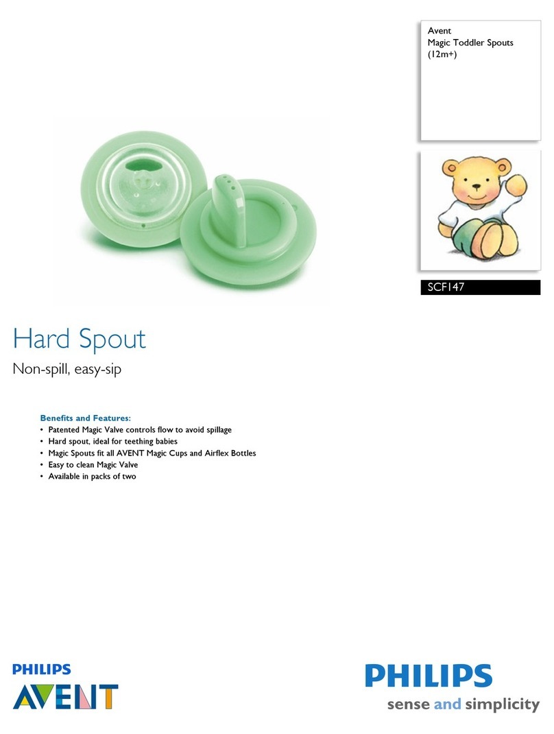 Philips AVENT SCF147 Specification sheet