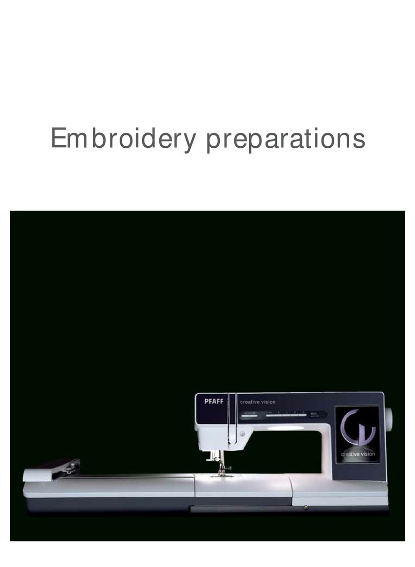 Pfaff Creative Vision User manual