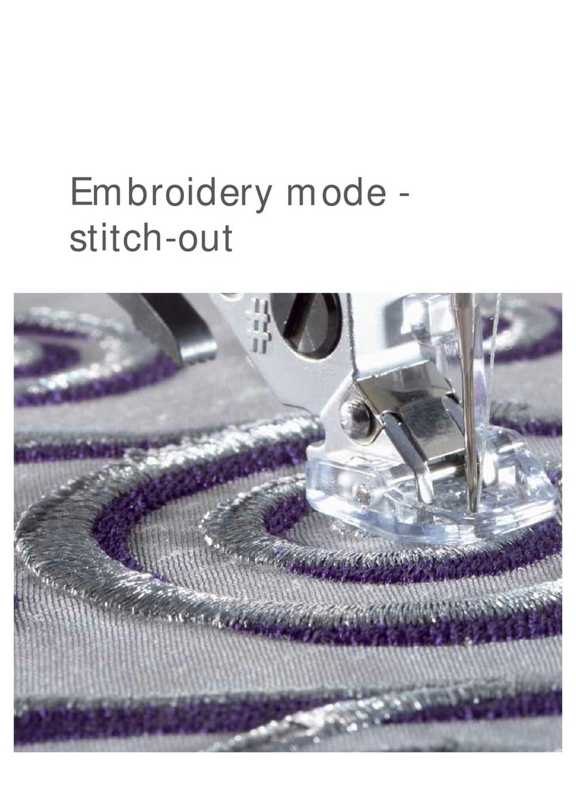 Pfaff Embroidery Mode-Stitch-Out User manual