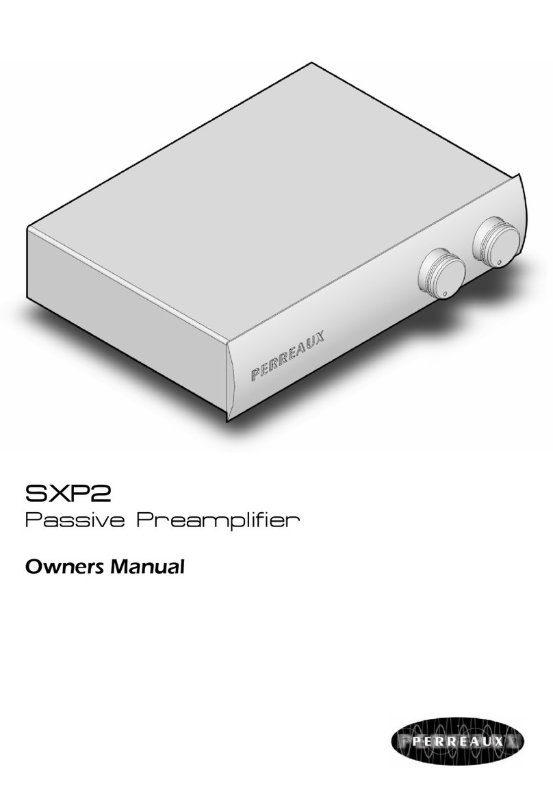 Perreaux SXP2 User manual